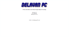 Desktop Screenshot of delavanpc.com