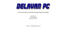 Tablet Screenshot of delavanpc.com